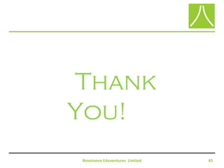 Thank
You!
Resonance Eduventures Limited 65
 