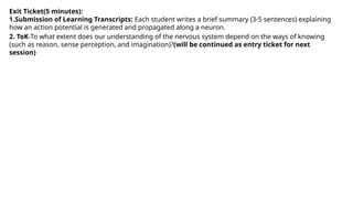 Neural Signaling: Mechanisms and Pathways | PPTX