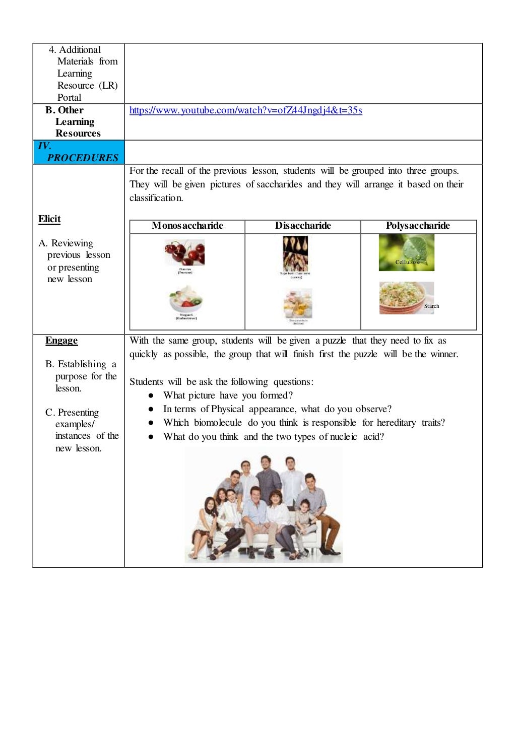 Daily Lesson Plan in Science 10 (Nucleic Acid)