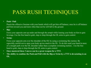 Defensive Line Presentation | PPT