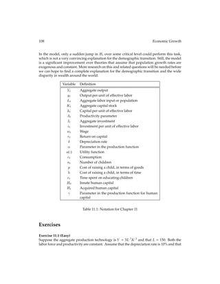 (1 + R):
(6.5)
This is the same Euler equation we saw in Chapter 3. Solving equations (FOC l1) and
(FOC l2) for the Lagrange multipliers and plugging into equation (FOC b1) yields:
u2(c?
1 ;l?
1 )
u2(c?
2 ;l?
2 )
=
 