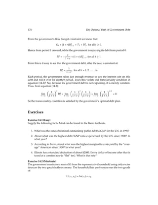 68 Inﬂation
and ﬁscal policy, and in Chapter 19 we will return to the question of optimal monetary pol-
icy. While the prime emphasis of the cash-in-advance model is the inefﬁciency of holding
cash instead of interest-bearing assets, Chapter 19 turns to the issue of expected versus un-
expected inﬂation. You can think of the cash-in-advance model as describing the long-run
consequences of expected inﬂation, while Chapter 19 considers the short-run consequences
of a monetary policy that is not known in advance.
Variable Deﬁnition
Mt Aggregate quantity of money or cash
Yt Output
Pt Price level
V Velocity of money
t Inﬂation rate
 