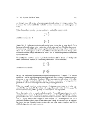 74 Business Cycles
Apart from the consumers, the economy contains a single competitive ﬁrm that produces
output using capital kt 1 and labor lt. Labor is supplied by the young consumer, while the
supply of capital derives from the savings of the old consumer.The rental rate for capital is
rt, and the real wage is denoted wt. The production function has constant returns to scale
and is of the Cobb-Douglas form:
f(lt;kt 1) = Atl
t k1 
t 1 :
Here  is a constant between zero and one, while At is a productivity parameter. At is the
source of shocks in this economy. We will assume that At is subject to random variations
and trace out how the economy reacts to changes in At. The proﬁt-maximization problem
of the ﬁrm in year t is:
max
lt;kt 1
n
Atl
t k1 
t 1 wtlt rtkt 1
o
:
The ﬁrst-order conditions with respect to lt and kt 1 are:
Atl 1
t k1 
t 1 wt = 0; and:
(FOC lt)
At(1 )l
t k 
t 1 rt = 0:
(FOC kt 1)
Using the fact that the young worker supplies exactly one unit of labor, lt = 1, we can
use these ﬁrst-order conditions to solve for the wage and return on capital as a function of
capital kt 1:
wt = Atk1 
t 1 ; and:
(9.2)
rt = At(1 )k 
t 1:
(9.3)
Since the production function has constant returns, the ﬁrm does not make any proﬁts in
equilibrium. We could verify that by plugging our results for wt and rt back into the ﬁrm’s
problem. Note that the wage is proportional to the productivity parameter At. Since At
is the source of shocks, we can conclude that wages are procyclical: when At receives a
positive shock, wages go up. Empirical evidence suggests that wages in the real world are
procyclical as well.
To close the model, we have to specify the market-clearing constraints for goods, labor, and
capital. At time t the constraint for clearing the goods market is:
ct
t + ct 1
t + kt = Atl
t k1 
t 1 + (1 Æ)kt 1:
On the left hand side are goods that are used: consumption ct
t of the currently young
consumer, consumption ct 1
t of the retired consumer who was born in t 1, and savings
kt of the young consumer. On the right hand side are all goods that are available: current
production and what is left of the capital stock after depreciation.
The constraint for clearing the labor market is lt = 1, since young consumers always supply
one unit of labor. To clear the capital market clearing we require that capital supplied by
 