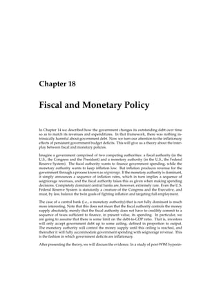 104 Economic Growth
Western countries. Understanding these changes in fertility should help explain why some
economies start to grow, while others remain poor.
The ﬁrst economist to think in a systematic way about growth and fertility was Thomas
Malthus. Back in 1798, he published his “Essay on Population”, in which his basic thesis
was that fertility was checked only by the food supply. As long as there was enough to eat,
people would continue to produce children. Since this would lead to population growth
rates in excess of the growth in the food supply, people would be pushed down to the
subsistence level. According to Malthus’s theory, sustained growth in per capita incomes
was not possible; population growth would always catch up with increases in production
and push per capita incomes down. Of course, today we know that Malthus was wrong,
at least as far as the now industrialized countries are concerned. Still, his theory was an
accurate description of population dynamics before the industrial revolution, and in many
countries it seems to apply even today. Malthus lived in England just before the demo-
graphic transition took place. The very ﬁrst stages of industrialization were accompanied
by rapid population growth, and only with some lag did the fertility rates start to decline.
We will take Malthus’s theory as a point of departure in our quest for explanations for the
demographic transition.
Stated in modern terms, Malthus thought that children were a normal good. When income
went up, more children would be “consumed” by parents. We assume that parents have
children for their enjoyment only, that is, we abstract from issues like child labor. As a
simple example, consider a utility function over consumption ct and number of children
nt of the form:
u(ct;nt) = ln(ct) + ln(nt):
We assume that the consumer supplies one unit of labor for real wage wt and that the cost
in terms of goods of raising a child is p. Therefore the budget constraint is:
ct + pnt = wt:
By substituting for consumption, we can write the utility maximization problem as:
max
nt
fln(wt pnt) + ln(nt)g:
The ﬁrst-order condition with respect to nt is:
p
wt pnt
+
1
nt
= 0; or:
(FOC nt)
nt =
wt
2p:
(11.13)
Thus the higher the real wage, the more children are going to be produced.
If we assume that people live for one period, the number of children per adult nt deter-
mines the growth rate of population Lt:
Lt+1
Lt
= nt:
 