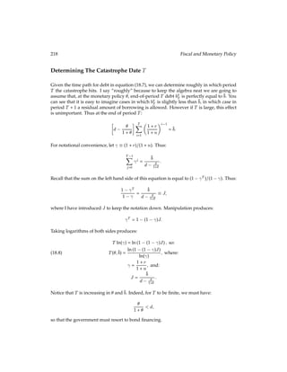 Chapter 12
The Effect of Government
Purchases
In this chapter we consider how governmental purchases of goods and services affect the
economy. Governments tend to spend money on two things: wars and social services.
Barro’s Figure 12.2 shows that expenditures by the U.S. government have comprised a
generally increasing fraction of GNP since 1928, but even today that fraction is nowhere
near the peak it attained during WWII. This pattern is generally repeated across countries.
The taste for social services seems to increase with national wealth, so the governments of
richer countries tend to spend more, as a fraction of GDP, than the governments of poorer
countries, especially during peacetime. Of course, there are exceptions to this pattern.
We will examine government spending in three ways:
1. We shall consider the effect of permanent changes in government spending in order
to think about the secular peacetime increases in spending;
2. We shall consider temporary changes in government spending in order to think about
the effect of sudden spikes like wars;
3. We shall begin an analysis of the effect of government social programs. Since govern-
ment social programs (unemployment insurance, social security systems) are inextri-
cably linked to tax systems, we will defer part of our analysis to the next chapter.
Since we have yet to fully discuss tax policy, for this chapter we will assume that the gov-
ernment levies a very special kind of tax: a lump-sum tax. That is, the government an-
nounces a spending plan and then simply removes that amount of money from the budget
of the representative household. As we shall see in the next chapter, this kind of tax system
does not distort the household’s choices.
 