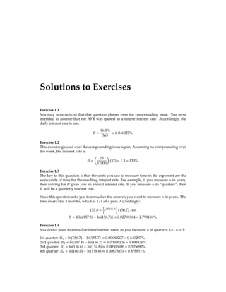 120 The Effect of Government Purchases
Transitions in the Example Economies
We have so far ignored the problem of transitions in order to concentrate on steady-state
behavior. But transition dynamics, describing the path that capital, consumption and the
interest rate take as an economy transitions from low capital to the steady state capital
level can be extremely interesting. In this subsection we will study transition dynamics by
numerically simulating them on a computer.
Consider an example economy in which G = 0:4,  = 0:1,  = 0:25,  = 0:075, Æ = 0:1 and
 