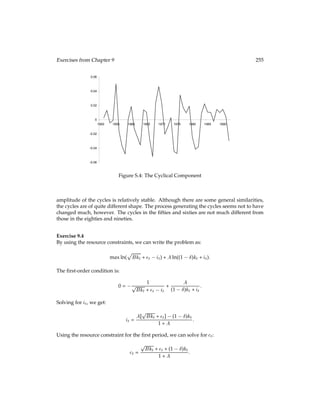 1 reﬂects a preference for consumption while young.
Each period t there are Nt new young workers born, each of whom produces y with cer-
tainty in their youth. The youth population Nt evolves as:
Nt+1 = (1 + n)Nt:
There is a bond market which pays a constant, riskless, real interest rate of r  0, paid
“overnight” on savings. Where does this bond market come from? We will not say here,
leaving it simply outside of the scope of the model. If you are bothered by this, how-
ever, imagine that a certain portion of the population, instead of being workers, are en-
trepreneurs, who will accept funds from workers, use them as capital in a productive
process of some kind, and then use the output from that production to repay the work-
ers (now old) with interest. The interest rate gets set as the result of competition among
entrepreneurs for funds.
 