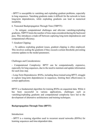 Unit 6: Introduction to Deep Learning & RNN | PDF