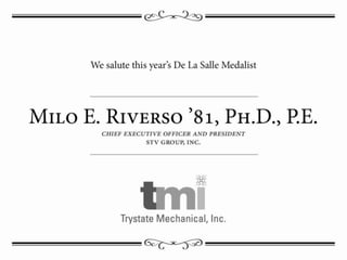 Dls dinner presentation