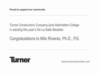 Dls dinner presentation