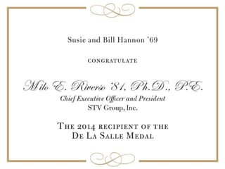 Dls dinner presentation