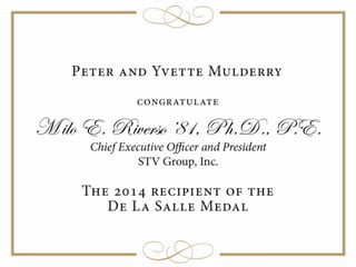 Dls dinner presentation