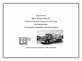 Dls dinner presentation