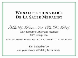 Dls dinner presentation