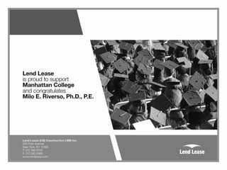 Dls dinner presentation