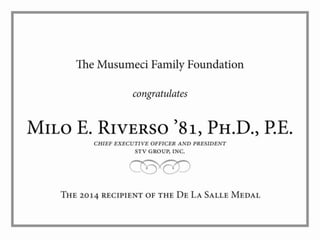 Dls dinner presentation