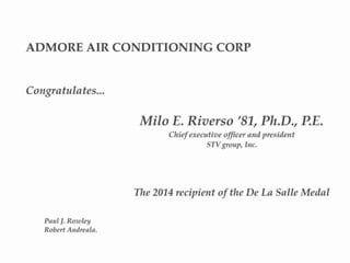 Dls dinner presentation