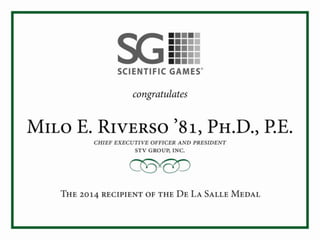 Dls dinner presentation