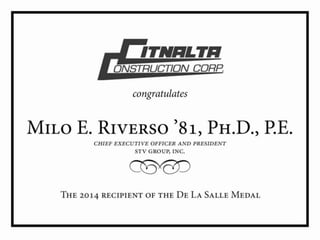 Dls dinner presentation