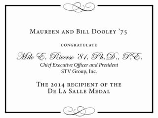 Dls dinner presentation