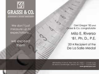 Dls dinner presentation