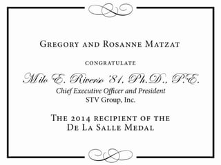 Dls dinner presentation