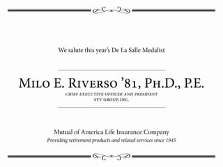 Dls dinner presentation