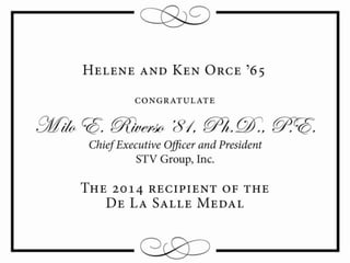 Dls dinner presentation