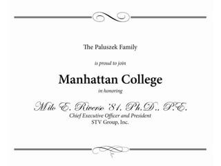 Dls dinner presentation