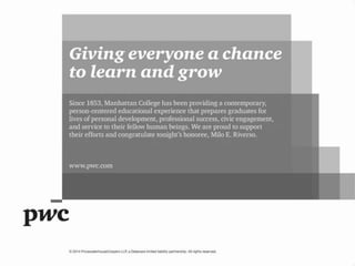 Dls dinner presentation