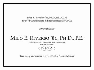 Dls dinner presentation