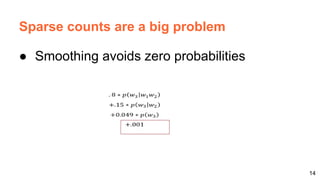 Language Model (D3L1 Deep Learning for Speech and Language UPC 2017)