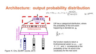 Language Model (D3L1 Deep Learning for Speech and Language UPC 2017)