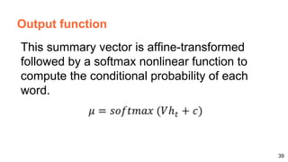 Language Model (D3L1 Deep Learning for Speech and Language UPC 2017)