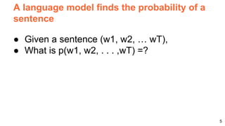 Language Model (D3L1 Deep Learning for Speech and Language UPC 2017)