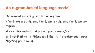 Language Model (D3L1 Deep Learning for Speech and Language UPC 2017)