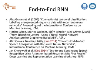 End-to-end Speech Recognition with Recurrent Neural Networks (D3L6 Deep ...
