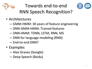 End-to-end Speech Recognition with Recurrent Neural Networks (D3L6 Deep ...