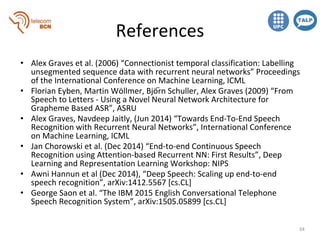 End-to-end Speech Recognition with Recurrent Neural Networks (D3L6 Deep ...