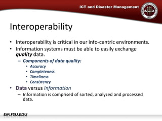 ICT and Disaster Management | PPT