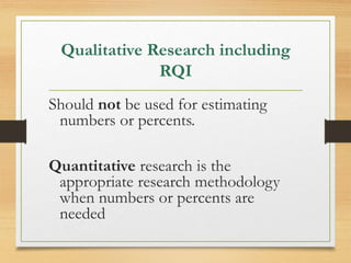Rapid Qaulitative Inquiry, extended presentation | PPTX