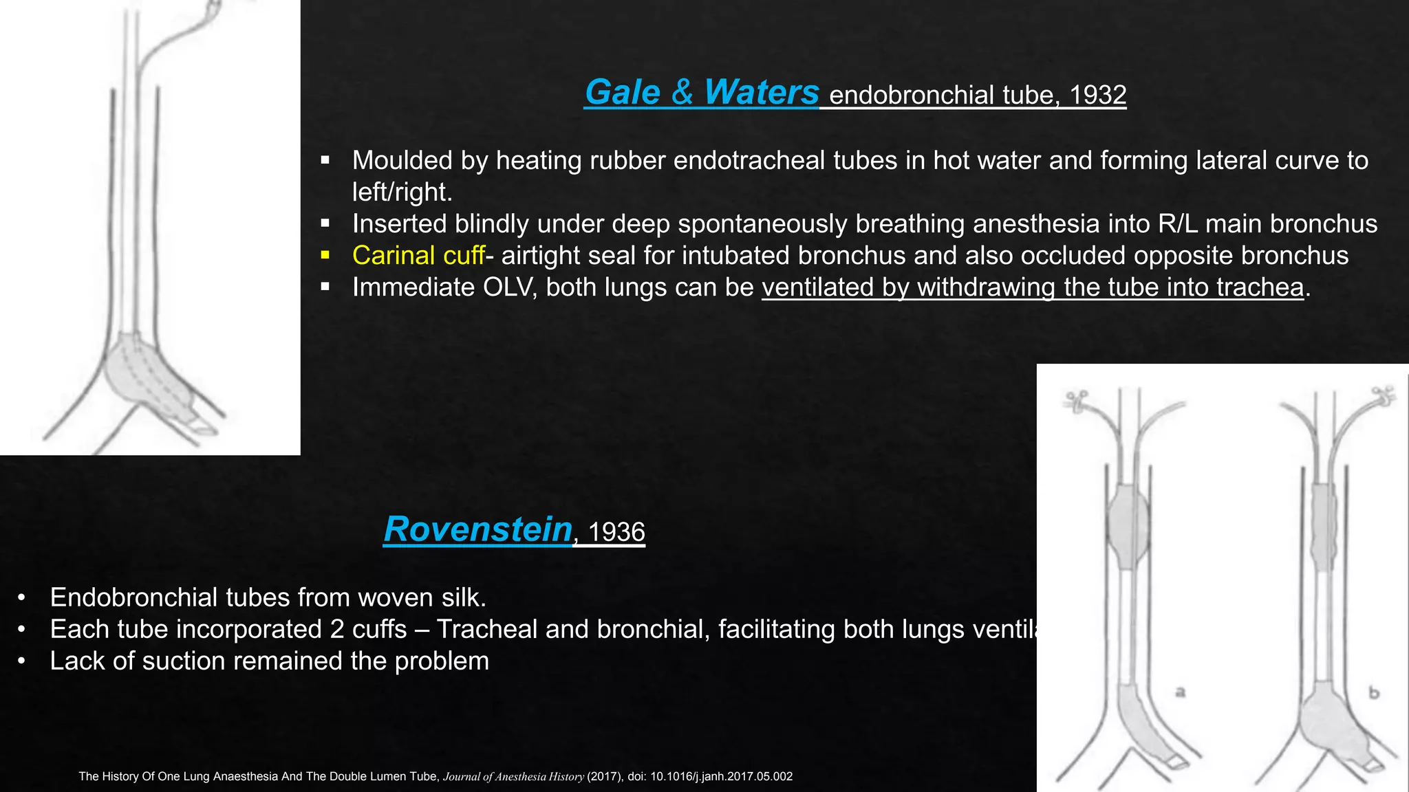 Double Lumen Tubes PPTX