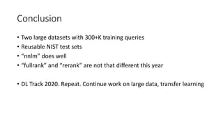 Overview of the TREC 2019 Deep Learning Track