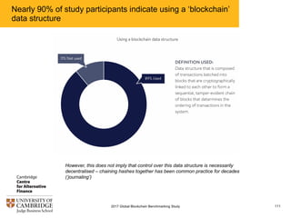  2017 Global Blockchain Benchmarking Study