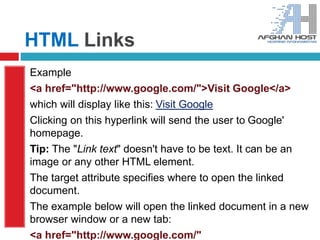 HTML_Day_Two(W3Schools) | PPTX