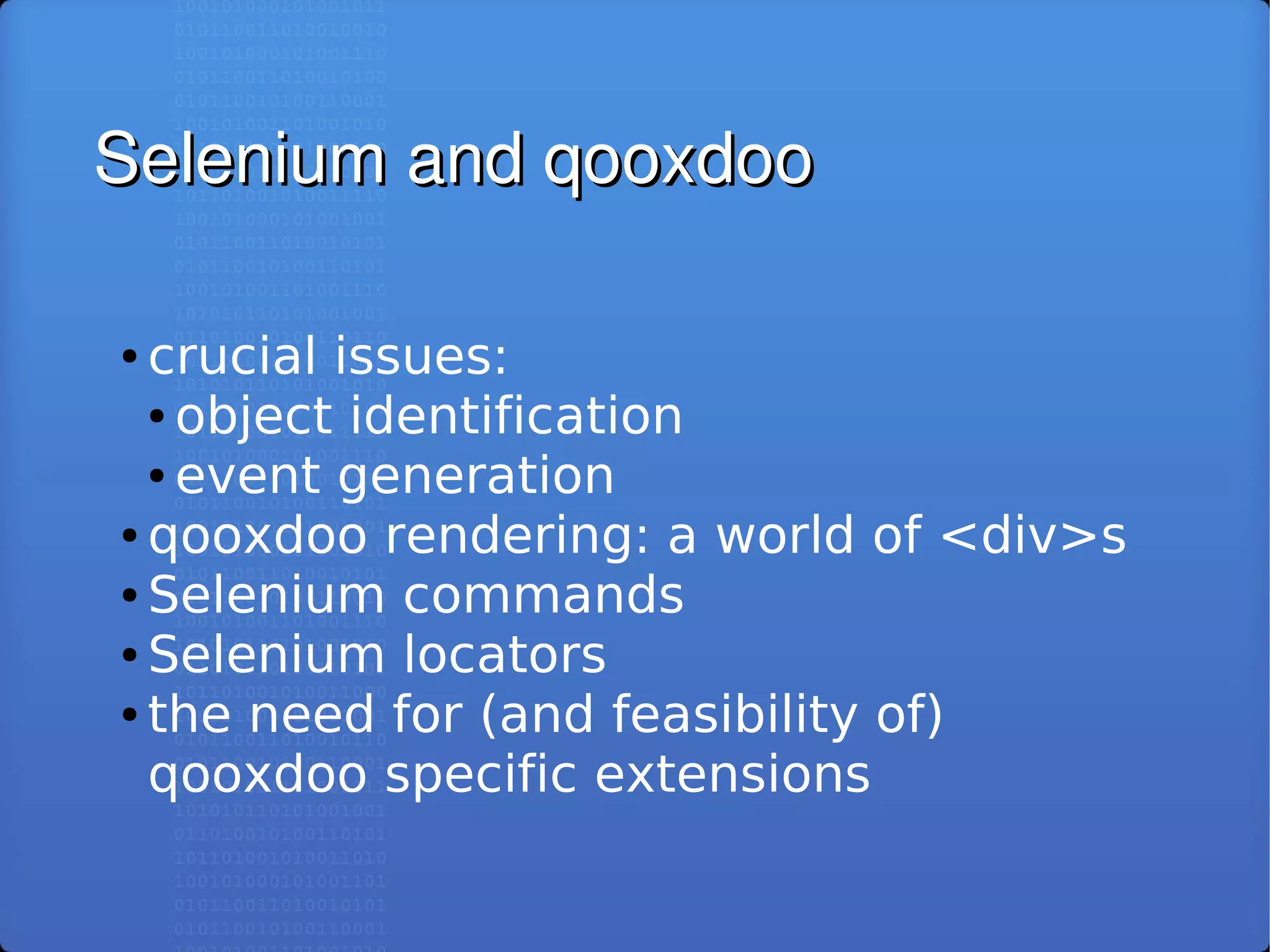 Selenium RC: Automated Testing of Modern Web Applications