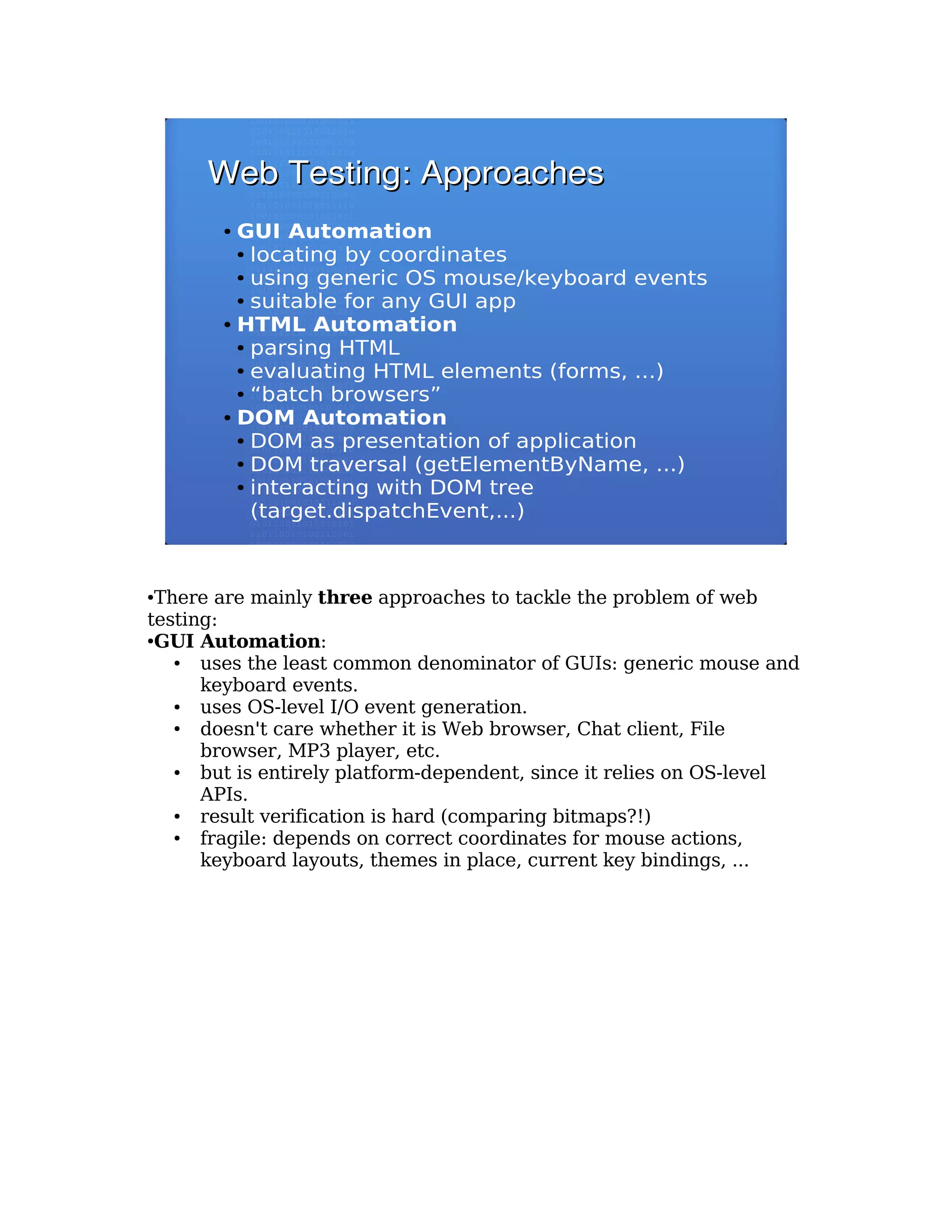 Selenium RC: Automated Testing of Modern Web Applications