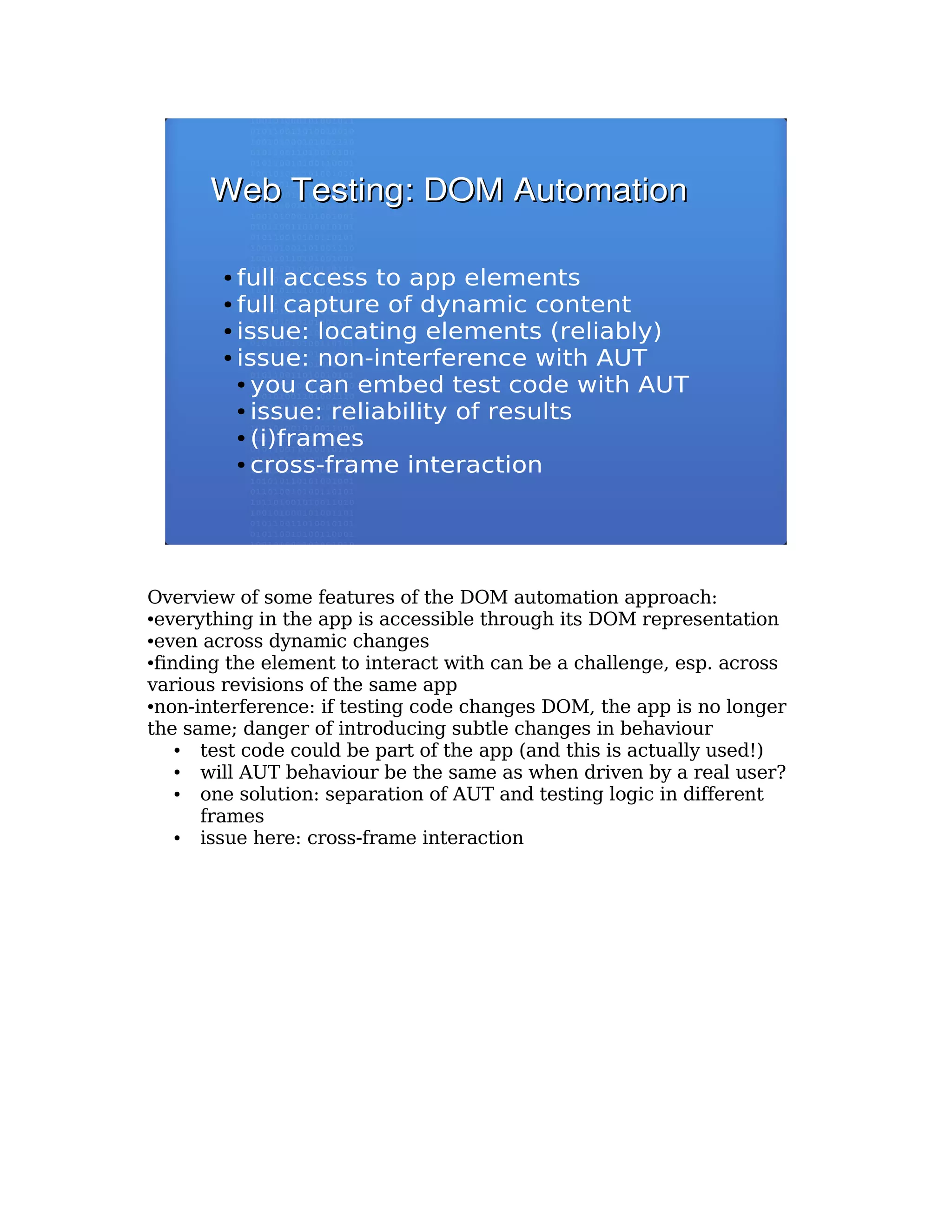 Selenium RC: Automated Testing of Modern Web Applications