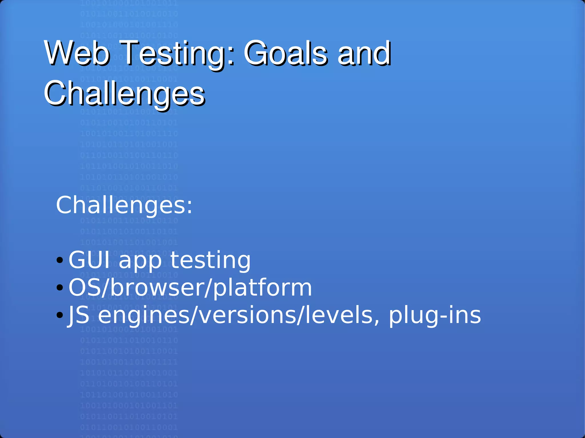 Selenium RC: Automated Testing of Modern Web Applications