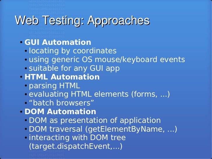 automated application